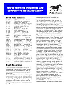Preview of May 2010 UMECRA Newsletter