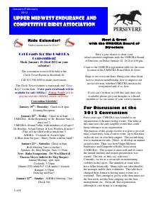 Preview of December 2011 UMECRA Newsletter