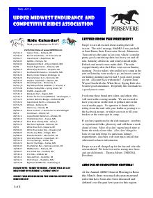 Preview of April 2012 UMECRA Newsletter