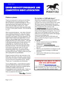 Preview of May 2016 UMECRA Newsletter