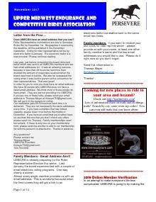 Preview of October 2017 UMECRA Newsletter