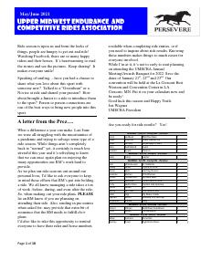 Preview of April 2021 UMECRA Newsletter