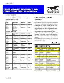 Preview of July 2022 UMECRA Newsletter