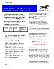 Preview of October 2024 UMECRA Newsletter