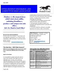 Preview of May 2025 UMECRA Newsletter